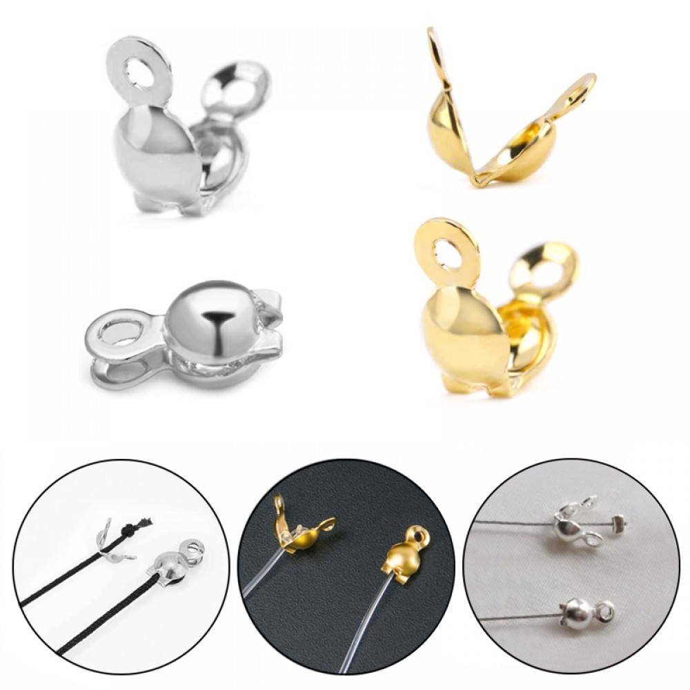 Ατσάλινες Καρλότες ακροδέκτες 2mm / 3mm / 4mm με μεσαίο άνοιγμα (συσκευασία) Ακροδέκτες