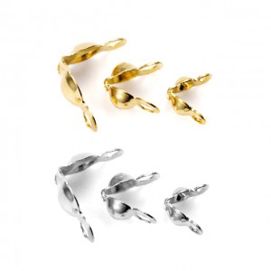 Ατσάλινες Καρλότες ακροδέκτες 2mm / 3mm / 4mm με μεσαίο άνοιγμα (συσκευασία) Ακροδέκτες