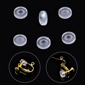 Earring silicone protectors 7mm for earring clips (pack/20pcs.) Earring Parts
