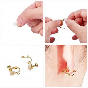 Earring silicone protectors 7mm for earring clips (pack/20pcs.) Earring Parts