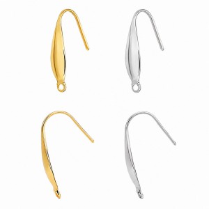 Ατσάλινα γαντζάκια για σκουλαρίκια fish hooks 20mm (συσκευασία/10τμχ.) Υλικά για Σκουλαρίκια