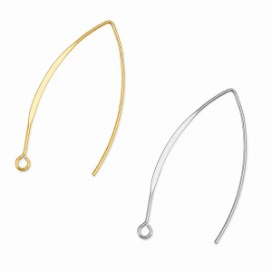 Ατσάλινα γαντζάκια V-shape για σκουλαρίκια 33mm / 43mm (συσκευασία) Υλικά για Σκουλαρίκια