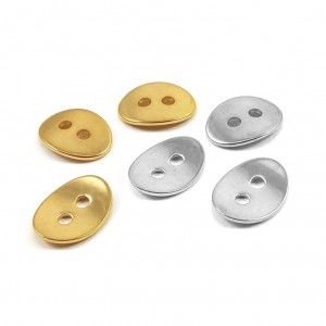Ατσάλινα κουμπώματα κουμπάκι 14x11mm (συσκευασία/10τμχ.) Κουμπώματα