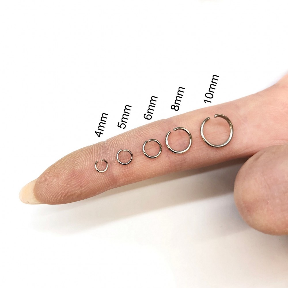 Κρικάκια συνδετικά μεταλλικά 4mm/ 5mm/ 6mm/ 8mm/ 10mm (συσκευασία) Κρικάκια Συνδετικά