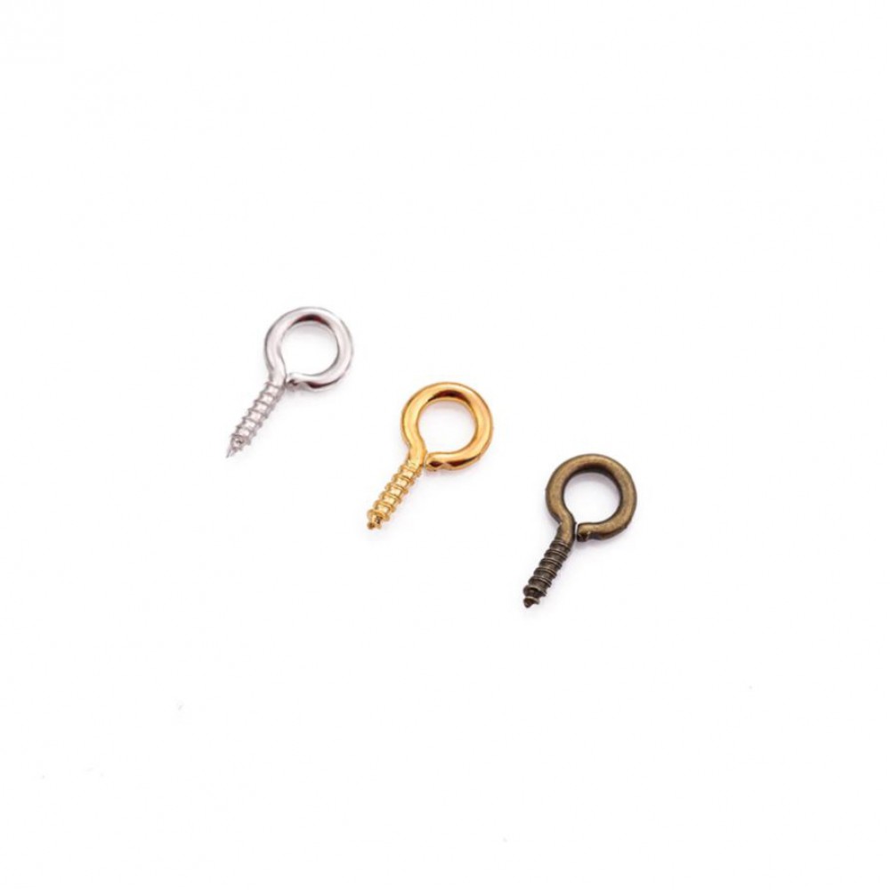 Βιδωτά μικρά κρικάκια 5x10mm (συσκευασία∽20τμχ.) Κρικάκια Συνδετικά