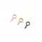 Screw eye pins, small size, 5x10mm (pack∽20pcs)