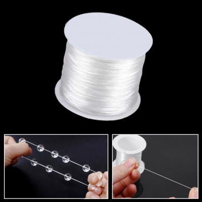 Ελαστικό κορδόνι σιλικόνης λευκό (καρούλι∽8μέτρα)