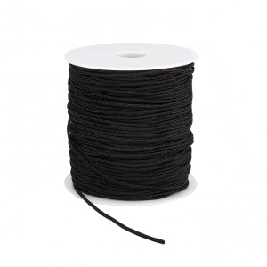 Κορδόνι μαύρο νάυλον συνθετικό 0.8mm / 1mm / 1.2mm (καρούλι) Κορδόνια νάυλον συνθετικά