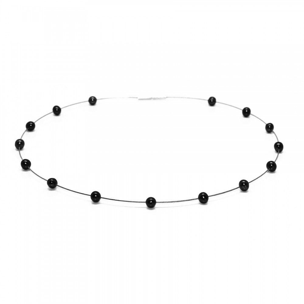 Wire tiger tail for jewelry and beads black color 0.5mm (1Roll/60meters) Wires