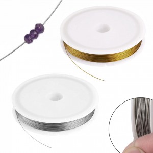 Σύρμα, ντίζα 0.30mm/ 0.40mm/ 0.60mm/ 0.80mm/ 1mm για κοσμήματα και χάντρες (καρούλι) Σύρματα