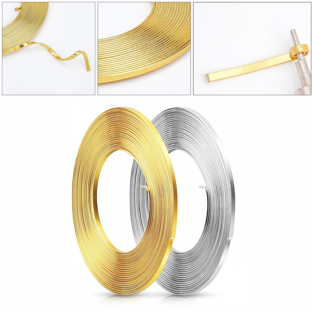 Σύρμα για κατασκευές πλακέ 3mm/ 4mm/ 5mm (καρούλι∽5μέτρα) Σύρματα