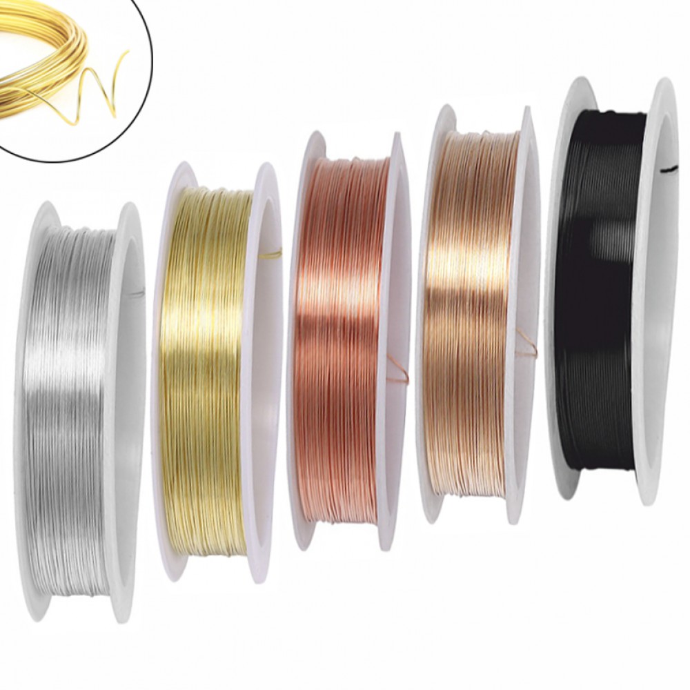 Wire for jewelry 0.6mm (1Roll∽4meters) Wires